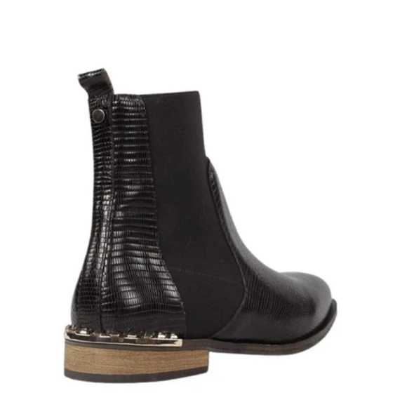 Free People Leather Studded Chelsea Boots - Picture 4 of 9